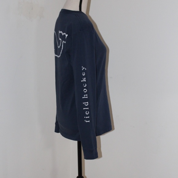 Vineyard Vines, long sleeve Field Hockey shirt Navy Blue - Picture 4 of 6